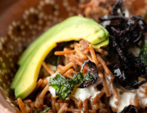 Fideo seco con chipotle