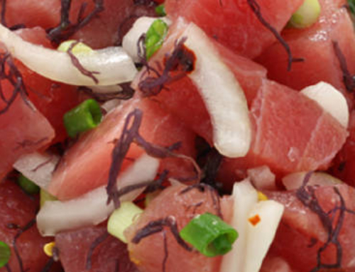Ahí poke: ensalada de atún crudo