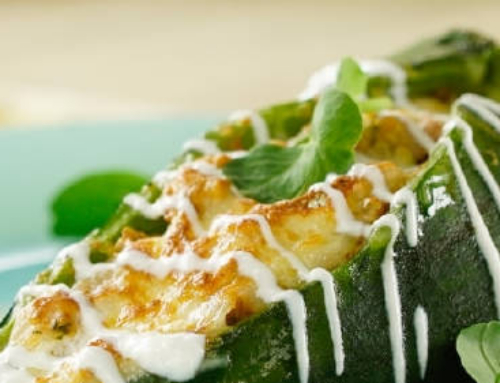 Chiles rellenos de atún en escabeche
