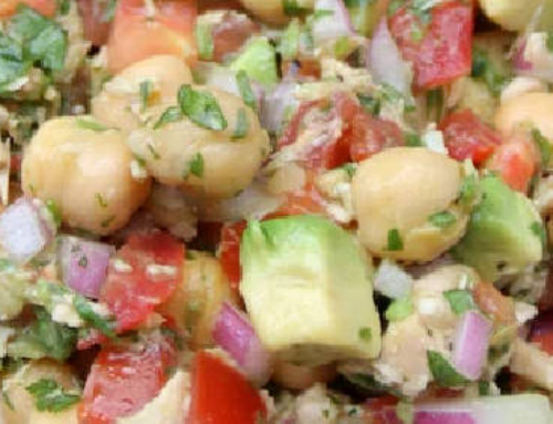 Ensalada de garbanzos con atún