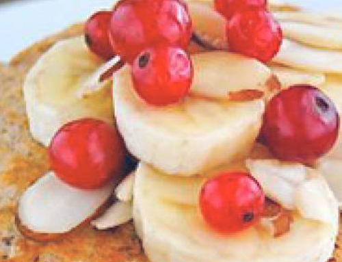 Hot cakes de plátano sin harina