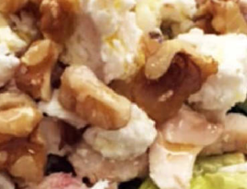 Ensalada navideña de pollo