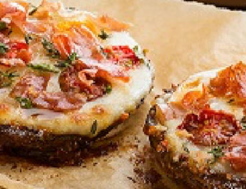 Pizzetas de portobello